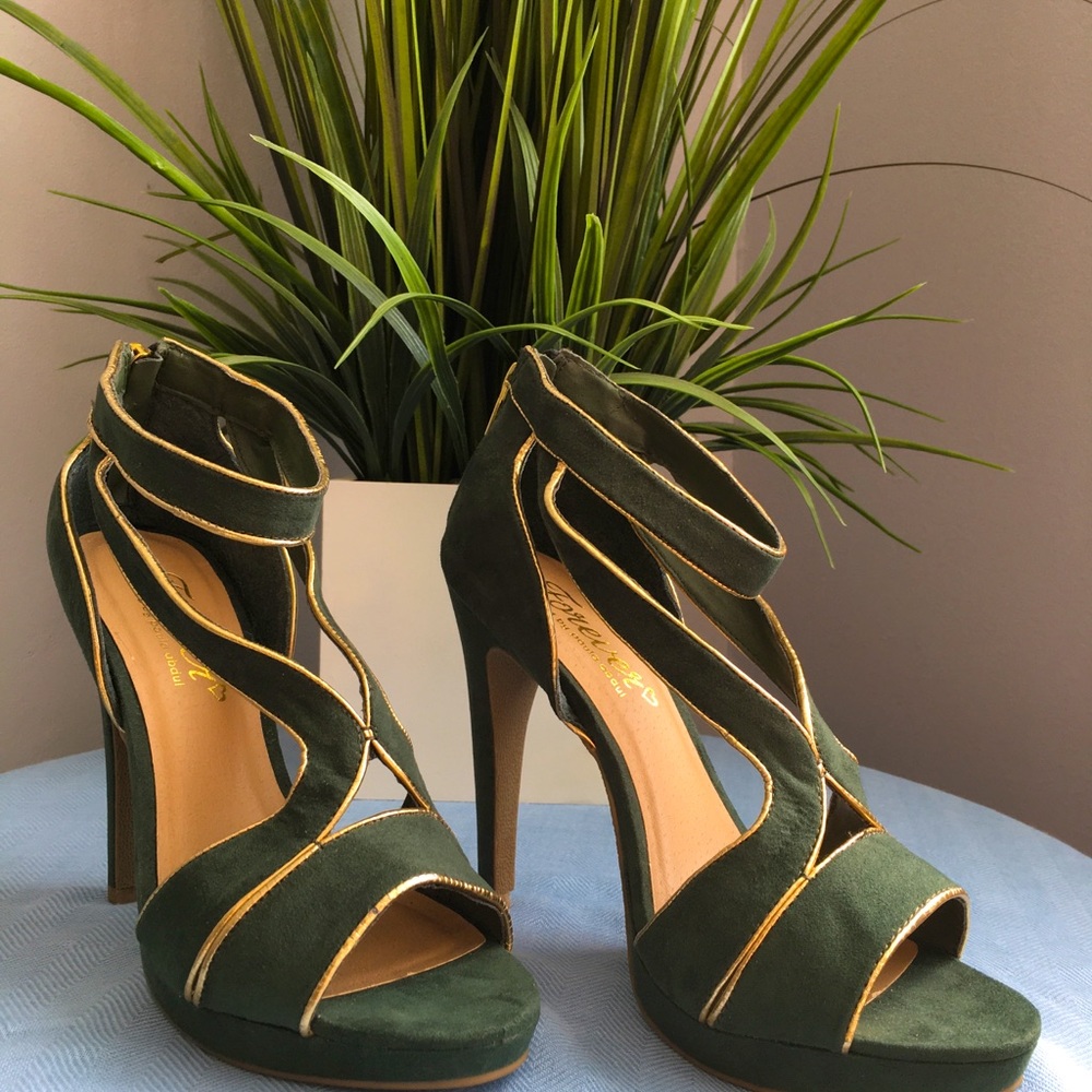 Beautiful high heel fancy shoes